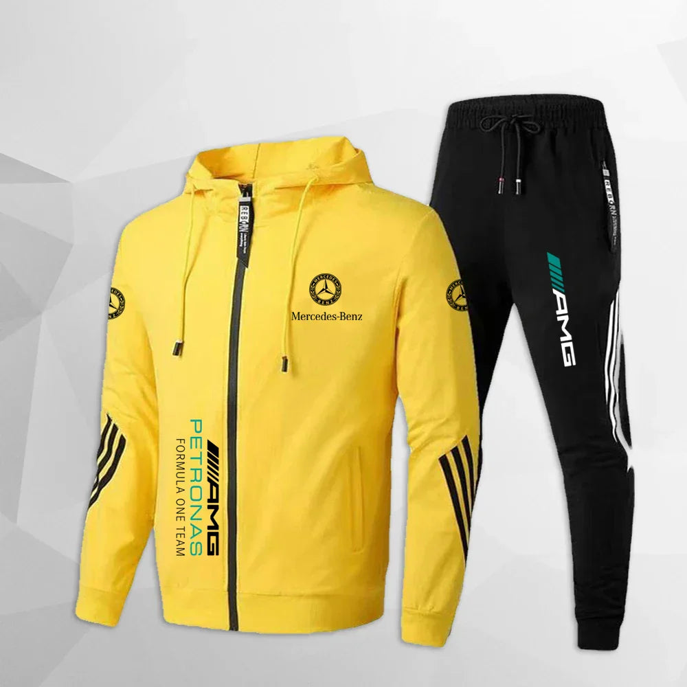 Merc. Benz Hoodie Set - 50% OFF
