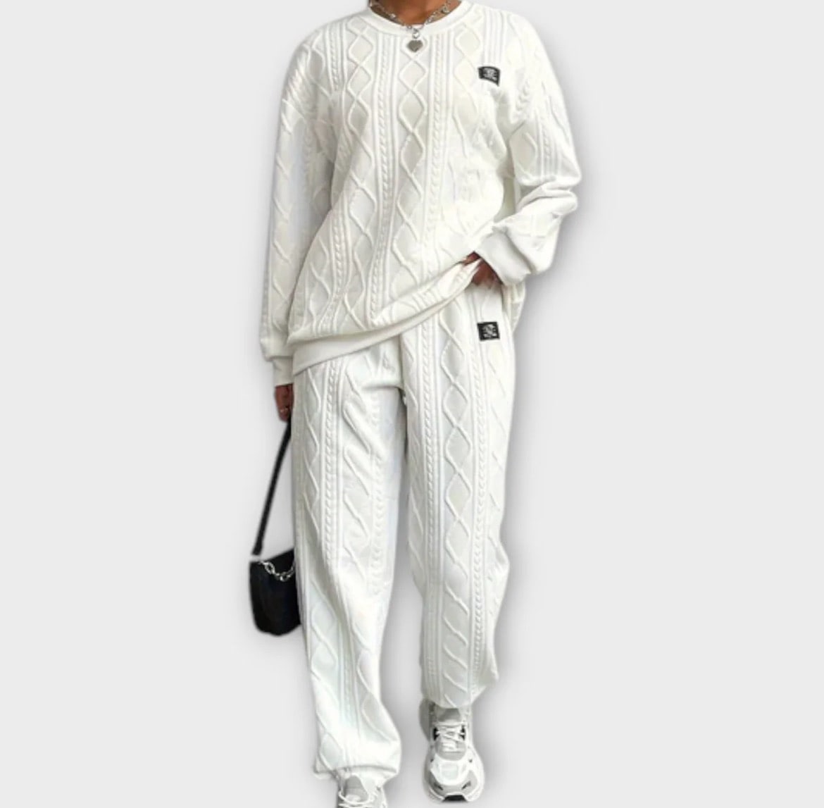 Women's dress set with embossing - 50% off