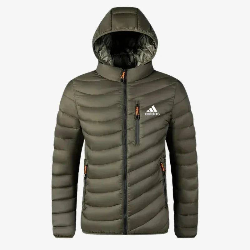 Giacca termica impermeabile con cappuccio