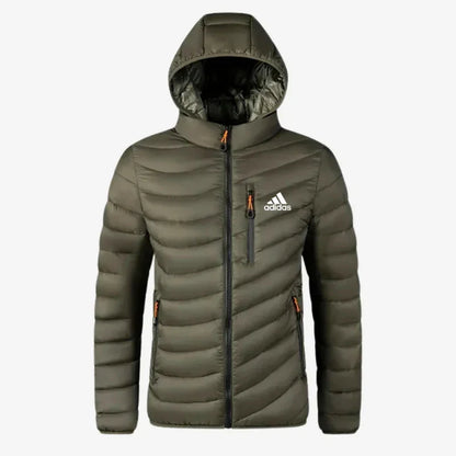 Giacca termica impermeabile con cappuccio