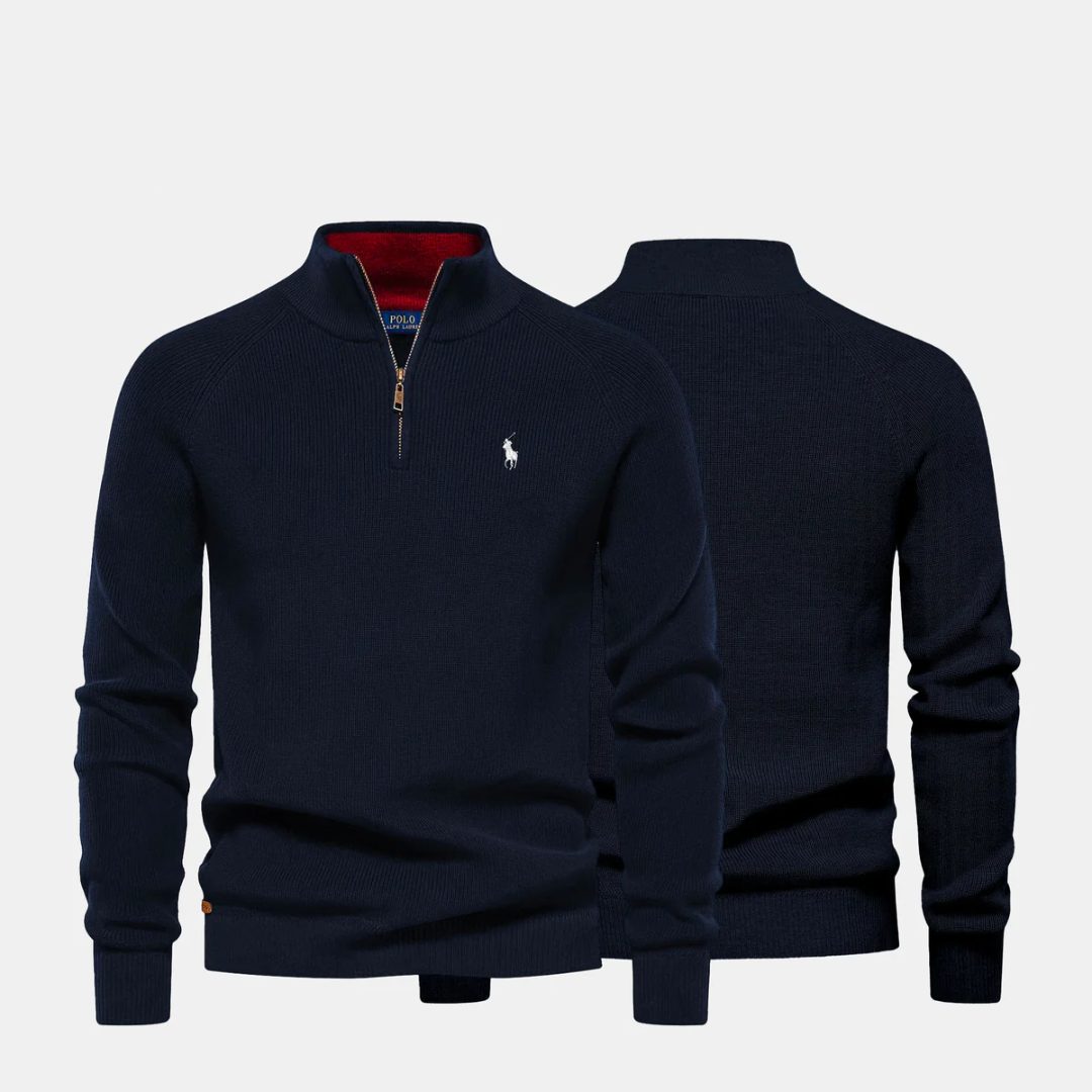 Men's zip-up quarter - 50% OFF