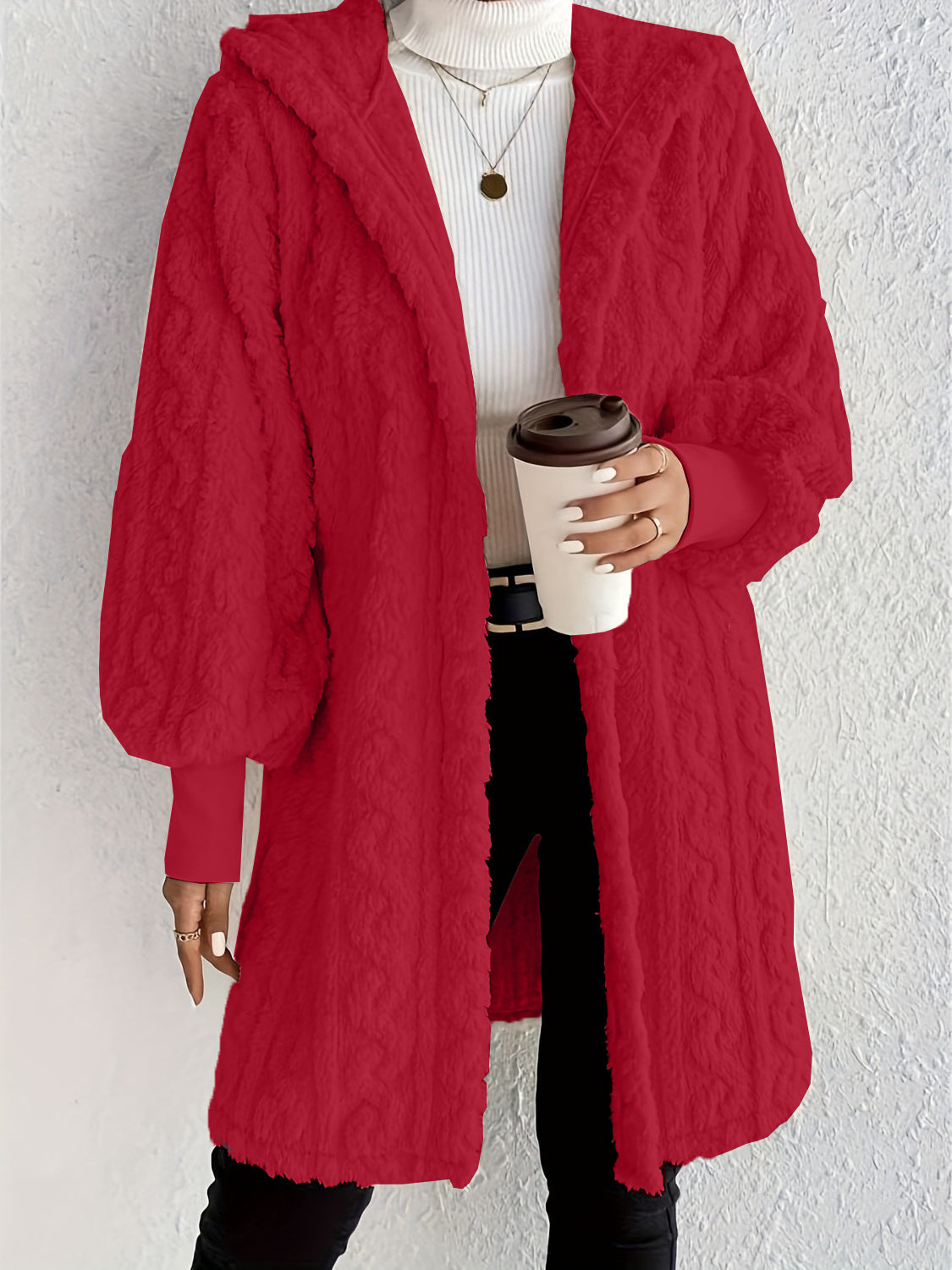 Women's Fleece Soft Jacket with Pockets – 50% Off