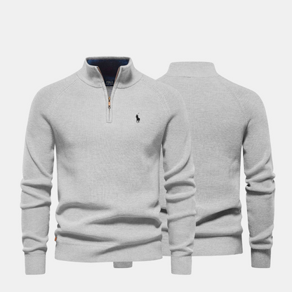 Men's zip-up sweater - 50% OFF