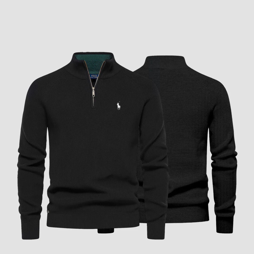 Men's zip-up quarter - 50% OFF