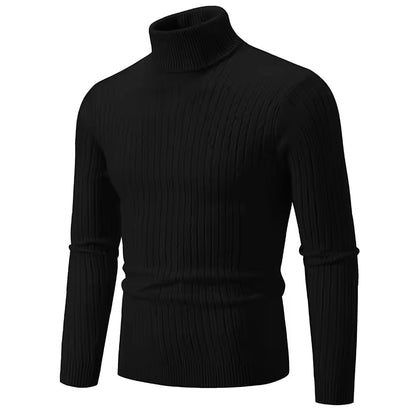 Men's High-Necked Winter Pullover - 50% Off