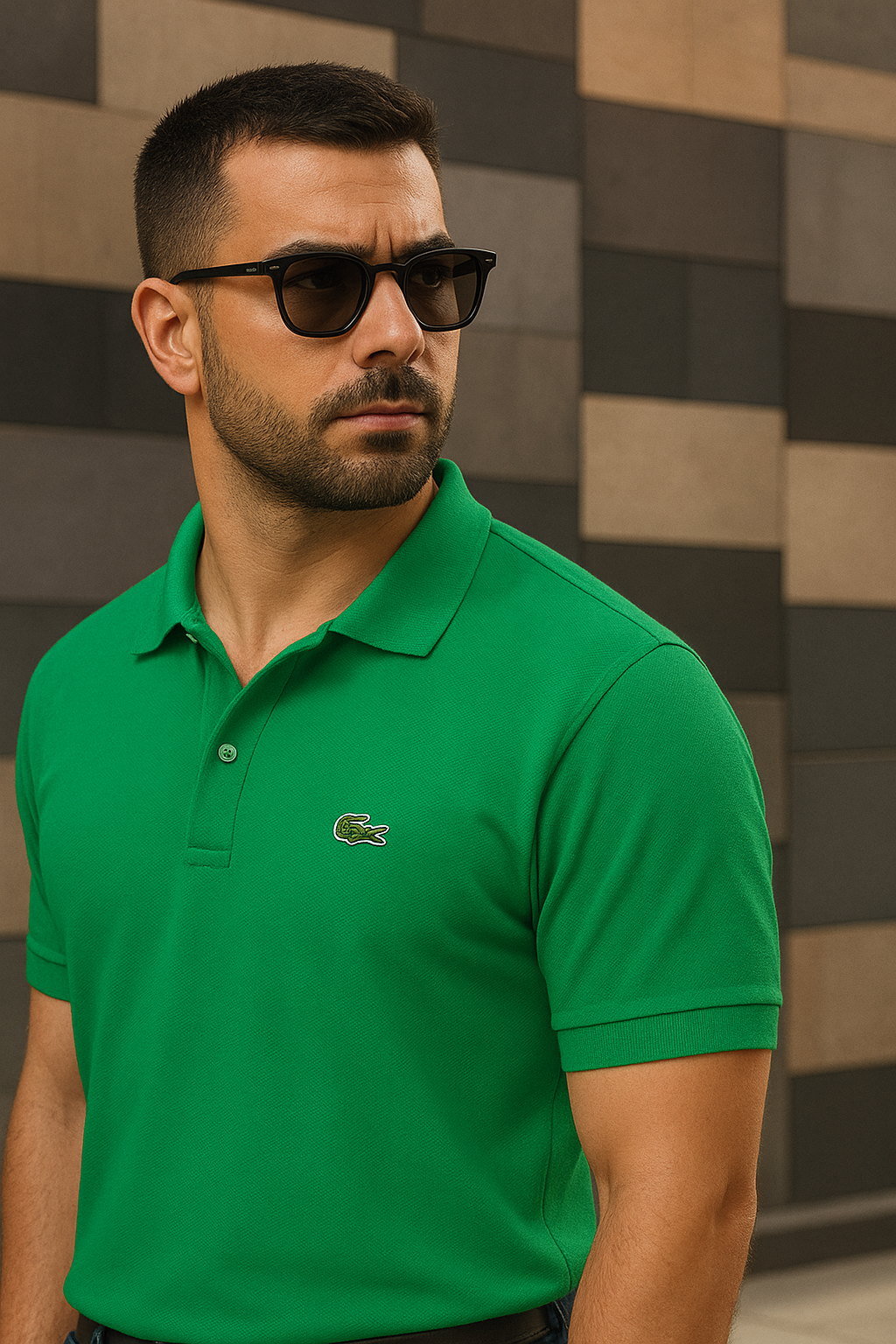 Men's Polo Shirt "Crocodile"