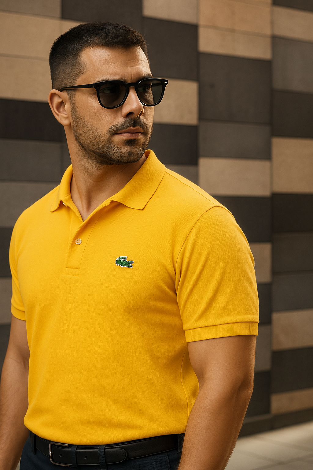 Men's Polo Shirt "Crocodile"