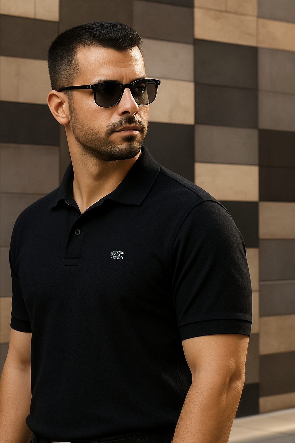 Men's Polo Shirt "Crocodile"