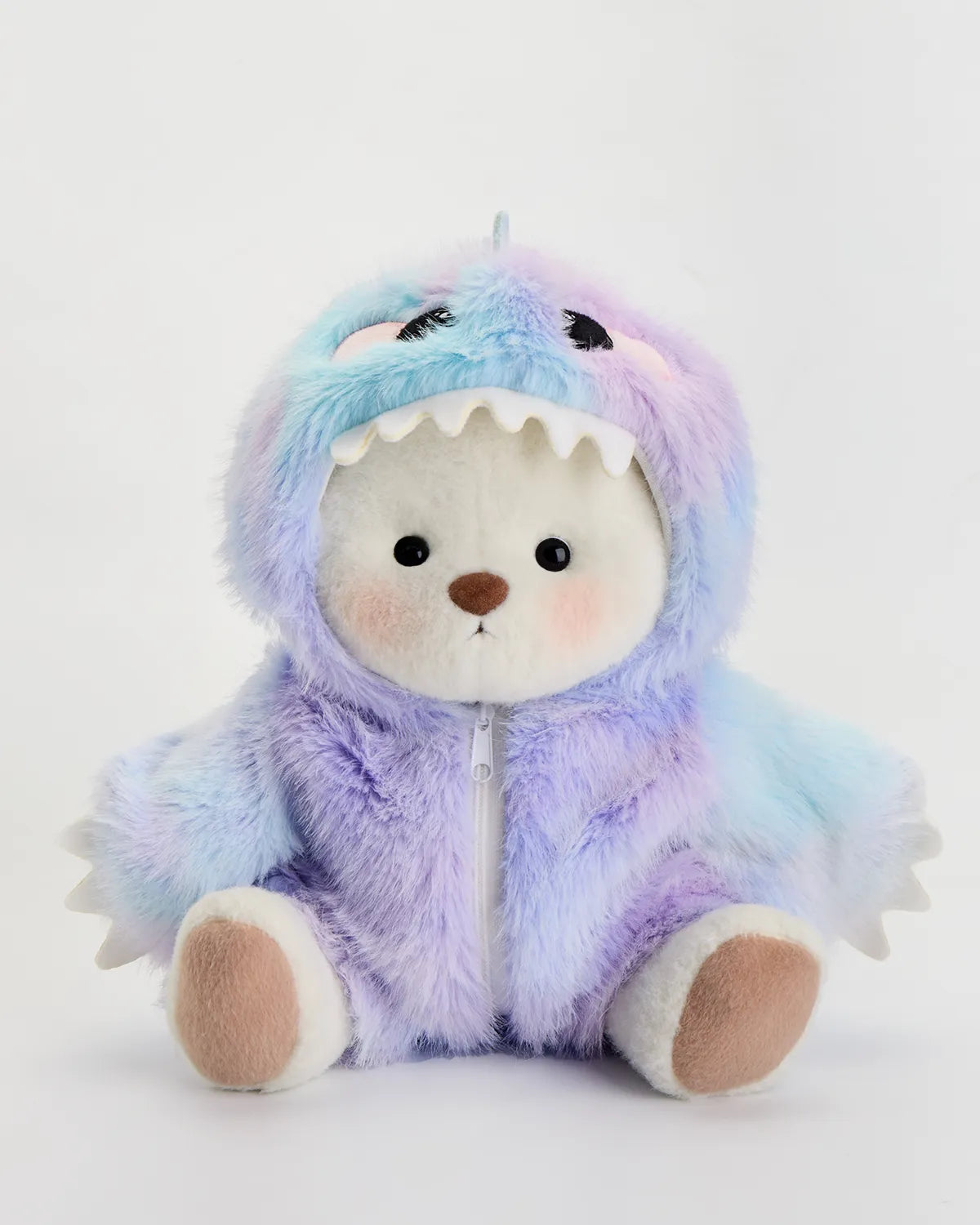 Furry Dino Bear | Handmade Jointed Teddy Bear Gift