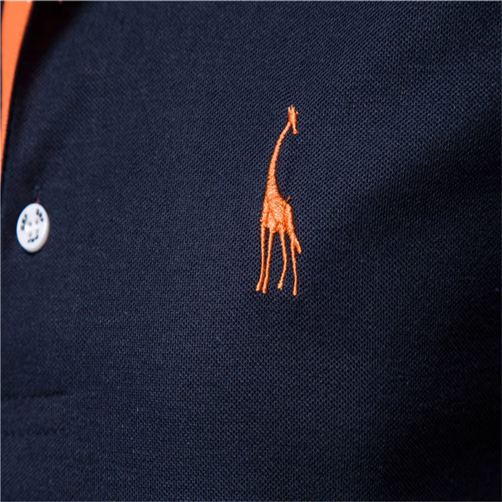Men's Polo Shirt "Giraffe" - 50% OFF