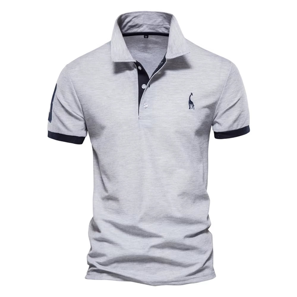 Men's Polo Shirt "Giraffe" - 50% OFF