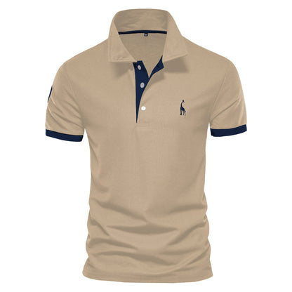 Men's Polo Shirt "Giraffe" - 50% OFF