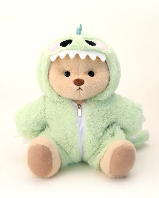 Furry Dino Bear | Handmade Jointed Teddy Bear Gift