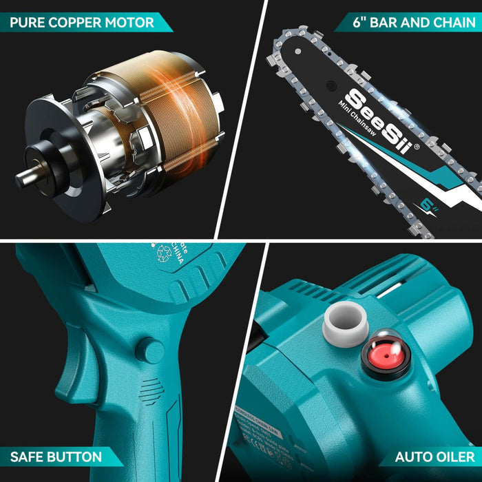 Mini Chainsaw for Pruning – 50% Off