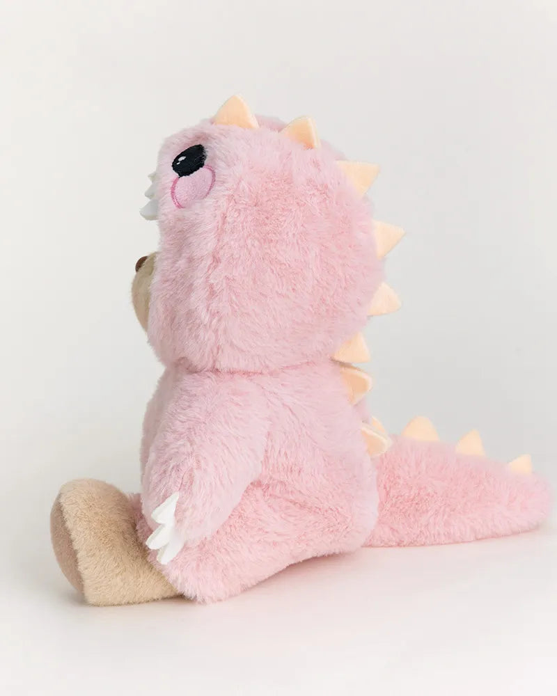 Furry Dino Bear | Handmade Jointed Teddy Bear Gift